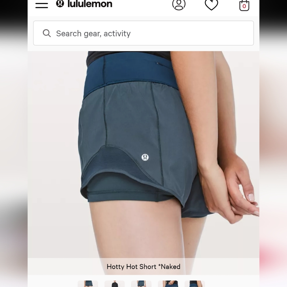 lululemon athletica Women's Hotty Hot Shorts - Dark Blue